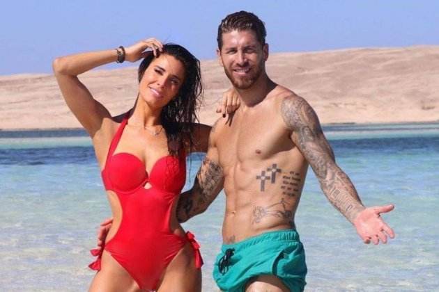 Pilar Ros i Sergio Ramos de vacances