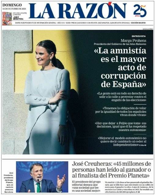 la razon 15 octubre