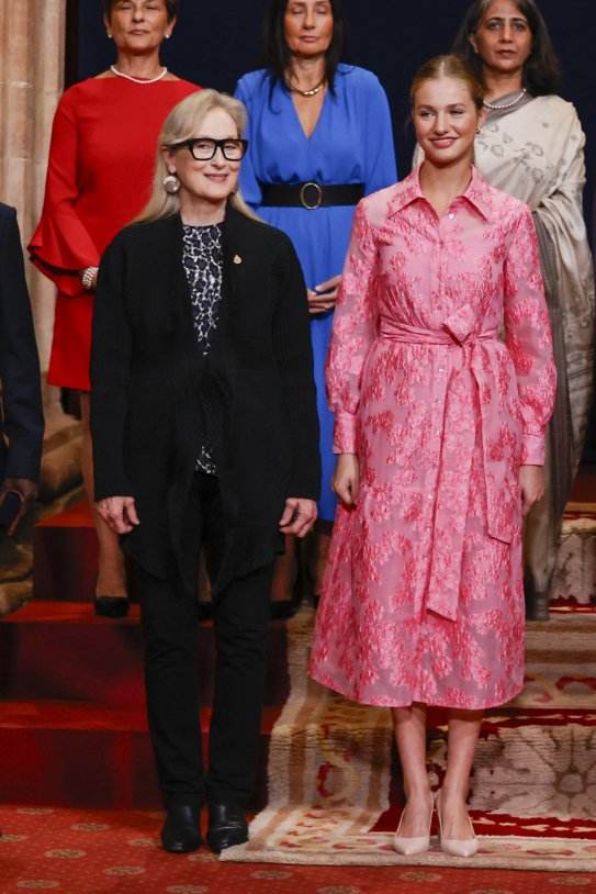 Elionor de rosa amb Meryl Streep, GTRES