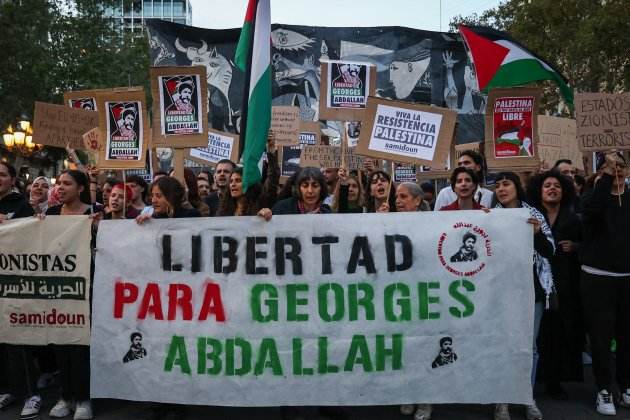 manifestació a favor de Palestina / Foto: Miquel Muñoz