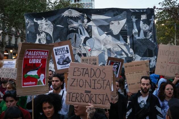 manifestació a favor de Palestina / Foto: Miquel Muñoz