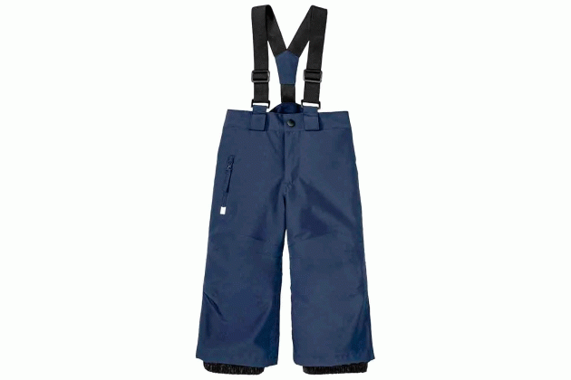 Pantalons de neu amb tirants blava foscos infantils Lupilu1