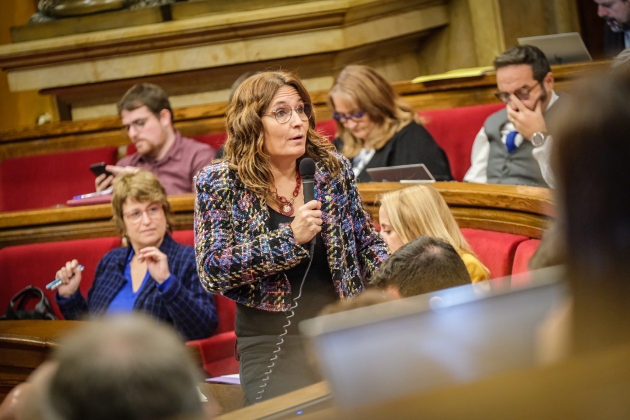 laura vilagrà sessió control govern parlament foto carlos baglietto