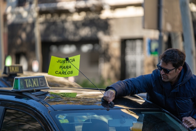 paro taxis barcelona muerte taxista foto paz venteo