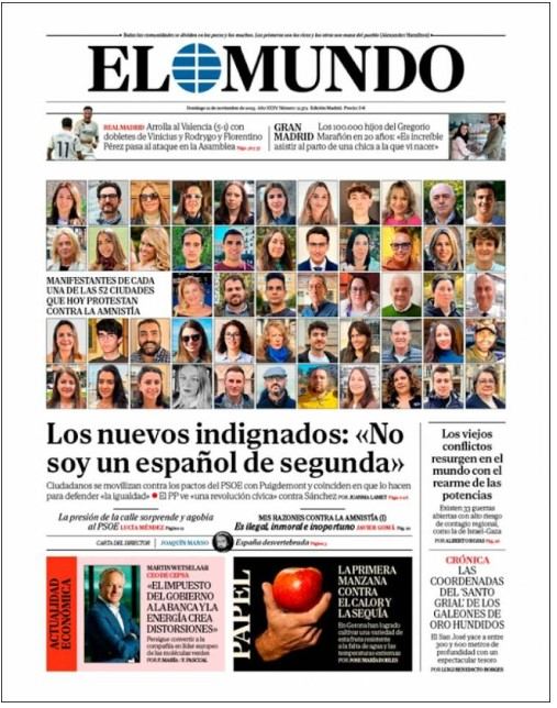 el mundo portada 12 novembre