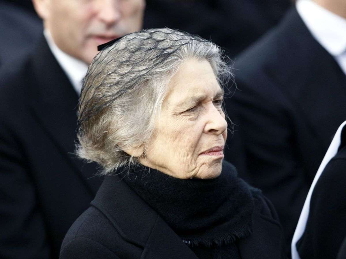 Irene de Grecia en el funeral de su hermano