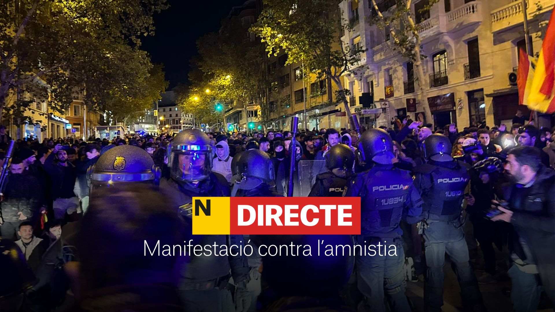 Manifestación en Ferraz contra la amnistía, DIRECTO | Últimas noticias del 12 de noviembre