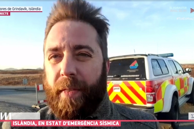 Èric Lluent periodista Islandia TV3 Èric Lluent periodista Islandia TV3