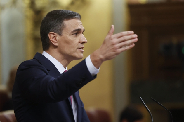 Pedro Sánchez, candidat socialist a la investidura, dimecres 15 de novembre. EFE