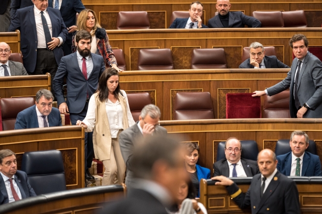 investidura pedro sánchez congres diputats 2023 sortint vox / Foto: Europa Press