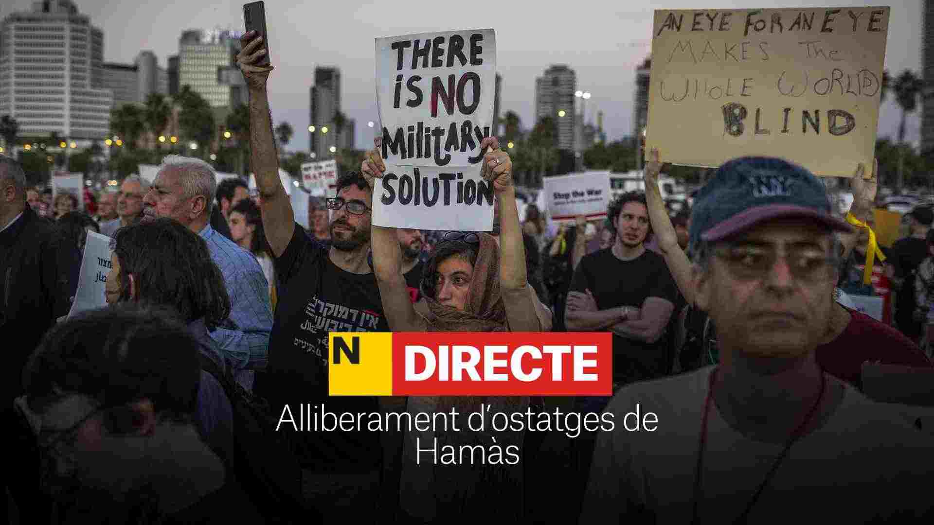 Guerra entre Israel y Gaza, DIRECTO | Acuerdos para la liberación de rehenes de Hamás