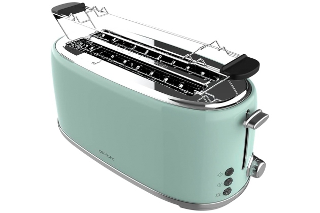 Cecotec Tostadora Toast&Taste 1600 Retro Double Green