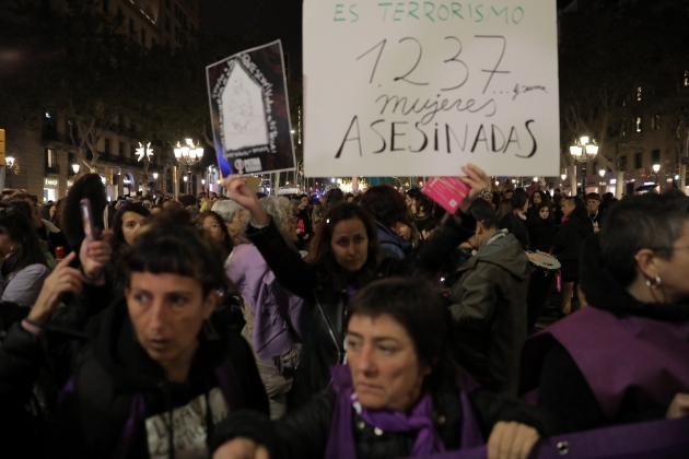 Manifestació 25-N Barcelona / Foto: Eva Parey