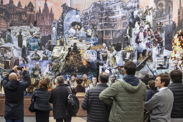 PESSEBRE PLAÇA SANT JAUME / FOTO: Montse Giralt