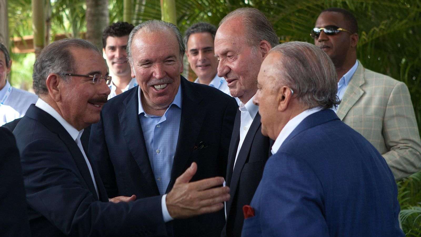 Juan Carlos amb amics efe