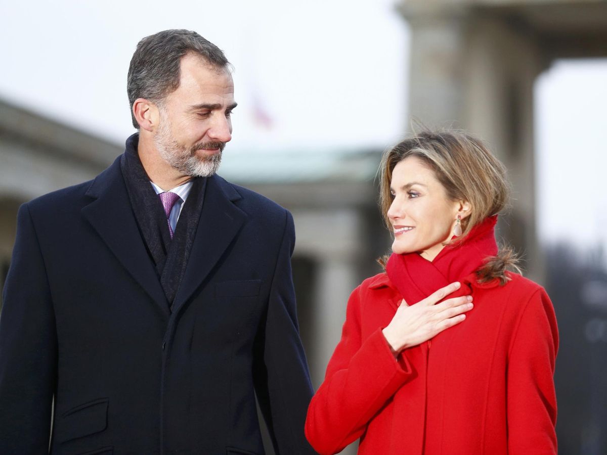 Felipe y Letizia abrigos