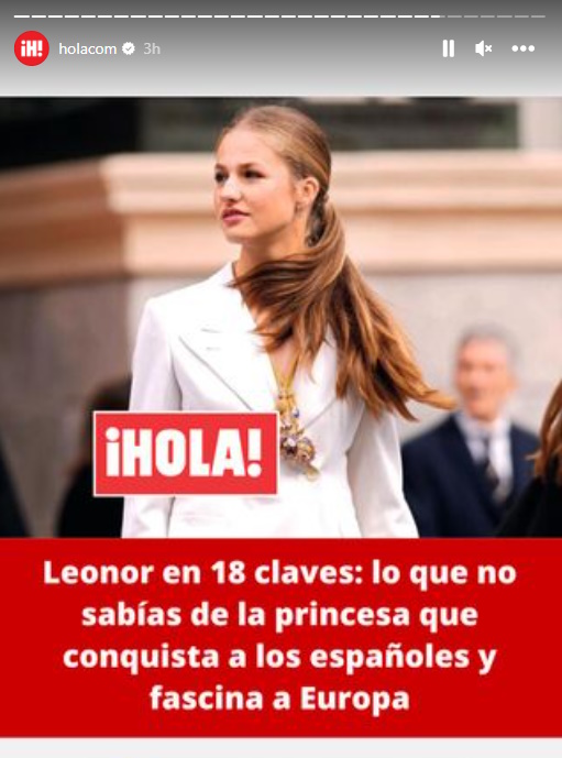 Leonor en Hola