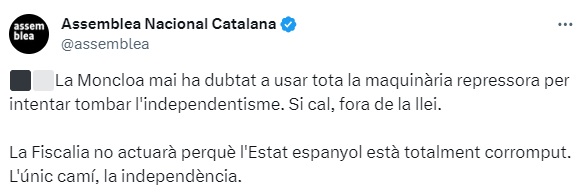 TUIT ANC operació catalunya