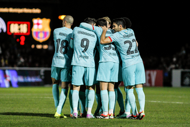 Celebracion gol Barça Unionistas Europa Press