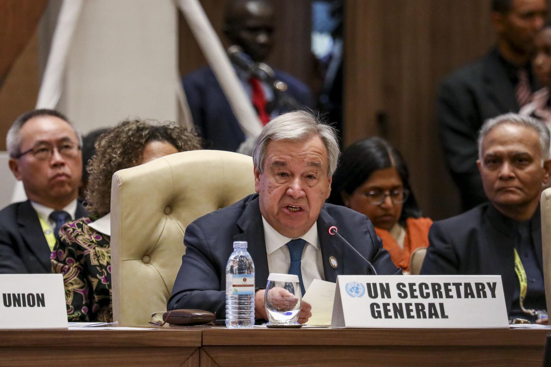 Guterres (ONU) veu "inacceptable" la negativa d'Israel a reconèixer l'Estat palestí