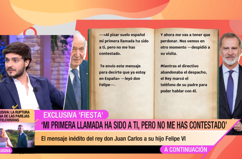 Los whatsapps de Juan Carlos en Felipe, Telecinco