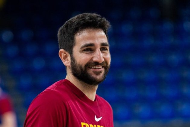 Ricky Rubio entrenament Barça Palau / Foto: @FCBbasket