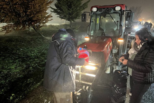 tractors A2 Fondarella protesta foto acn