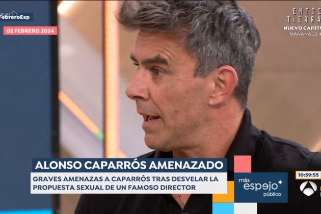 Alonso Caparros en Espejo Público / Antena 3