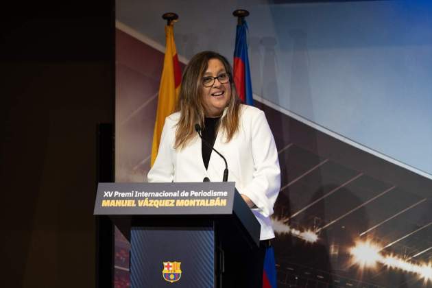 Elena Fort acte Barça febrer 2022   Europa Press