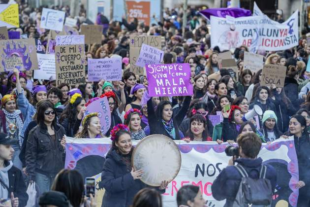 8M manifestació día internacional de la mujer / Foto: Irene vilà