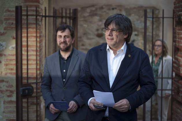 Carles Puigdemont a l'acte del consell de la republica / EFE