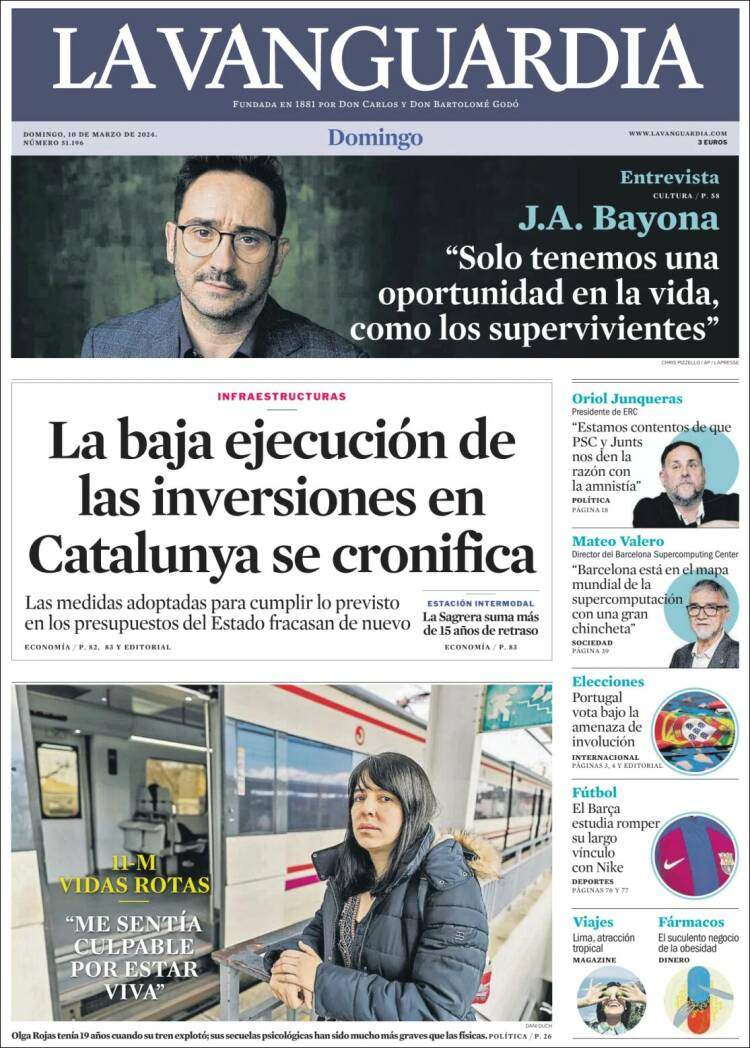 La Vanguardia 10 Març CAT