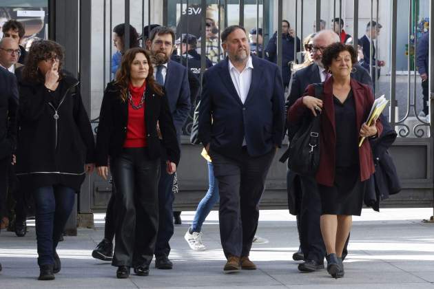 oriol junqueras, laura vilagrà i diputats erc ple congrés amnistia foto efe