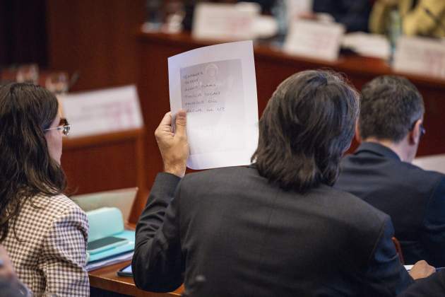 Compareixença gemma ubasart consellera justicia parlament dalmases junts / Foto: Carlos Baglietto