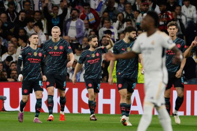 Manchester City celebración gol Real Madrid / Foto: EFE