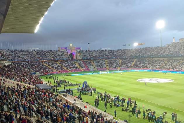 Montjuïc Previa Barça PSG / Foto: Ignasi Noguer