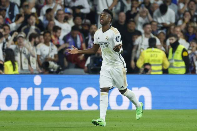 Vinicius Júnior celebració gol Reial Madrid / Foto: EFE