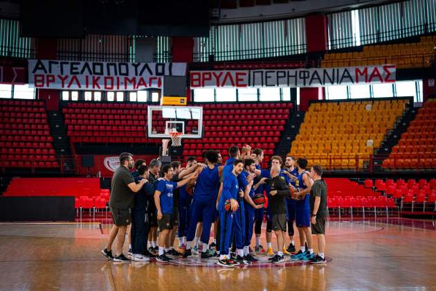 Barça de bàsquet prèvia Olympiacos / Foto: FC Barcelona