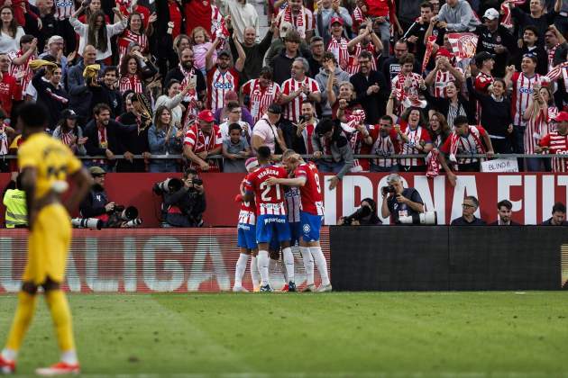 Girona celebració gol Montilivi / Foto: Europa Press