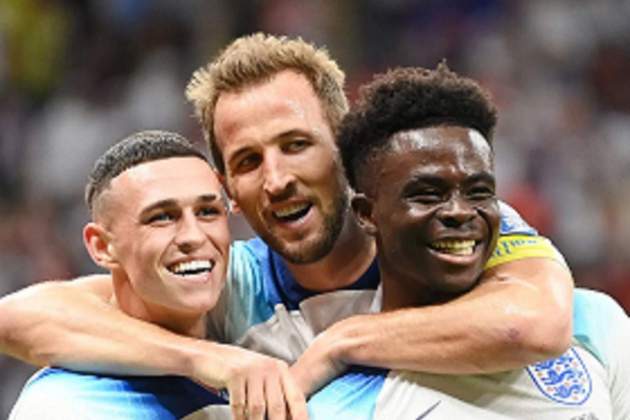 Harry Kane Phil Foden Bukayo Saka Inglaterra / Foto: @England