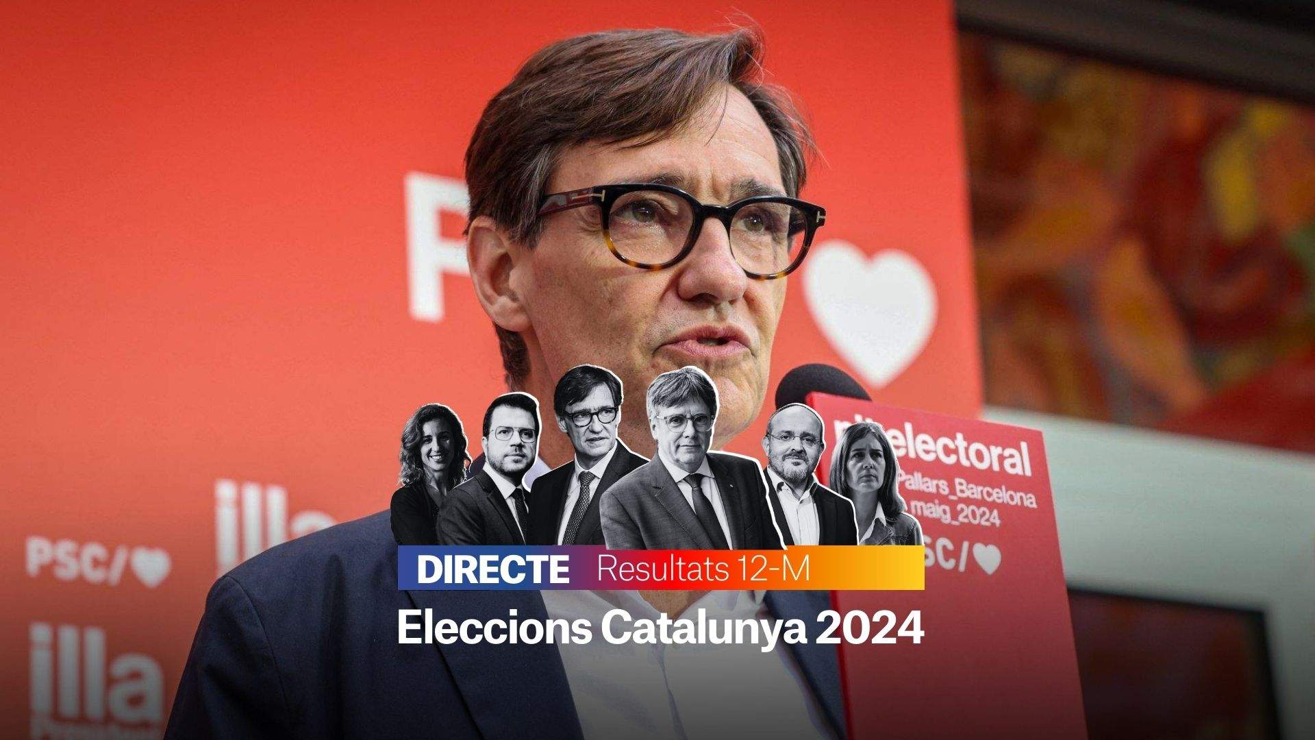 Resultats Eleccions Catalunya 2024, DIRECTE | Salvador Illa, guanyador del 12-M, útlima hora
