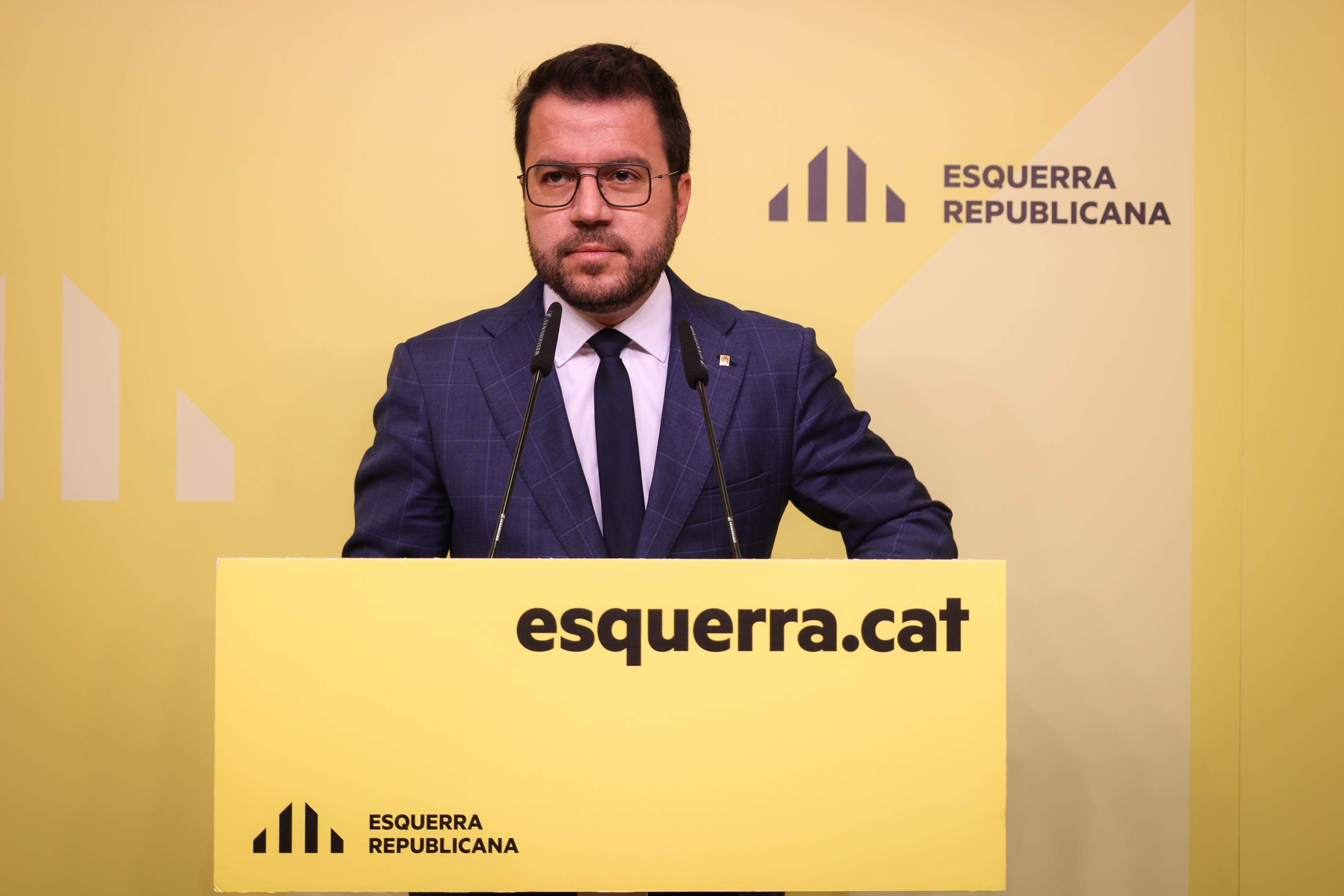 Pere Aragonès formalitza la seva renúncia a l'acta de diputat