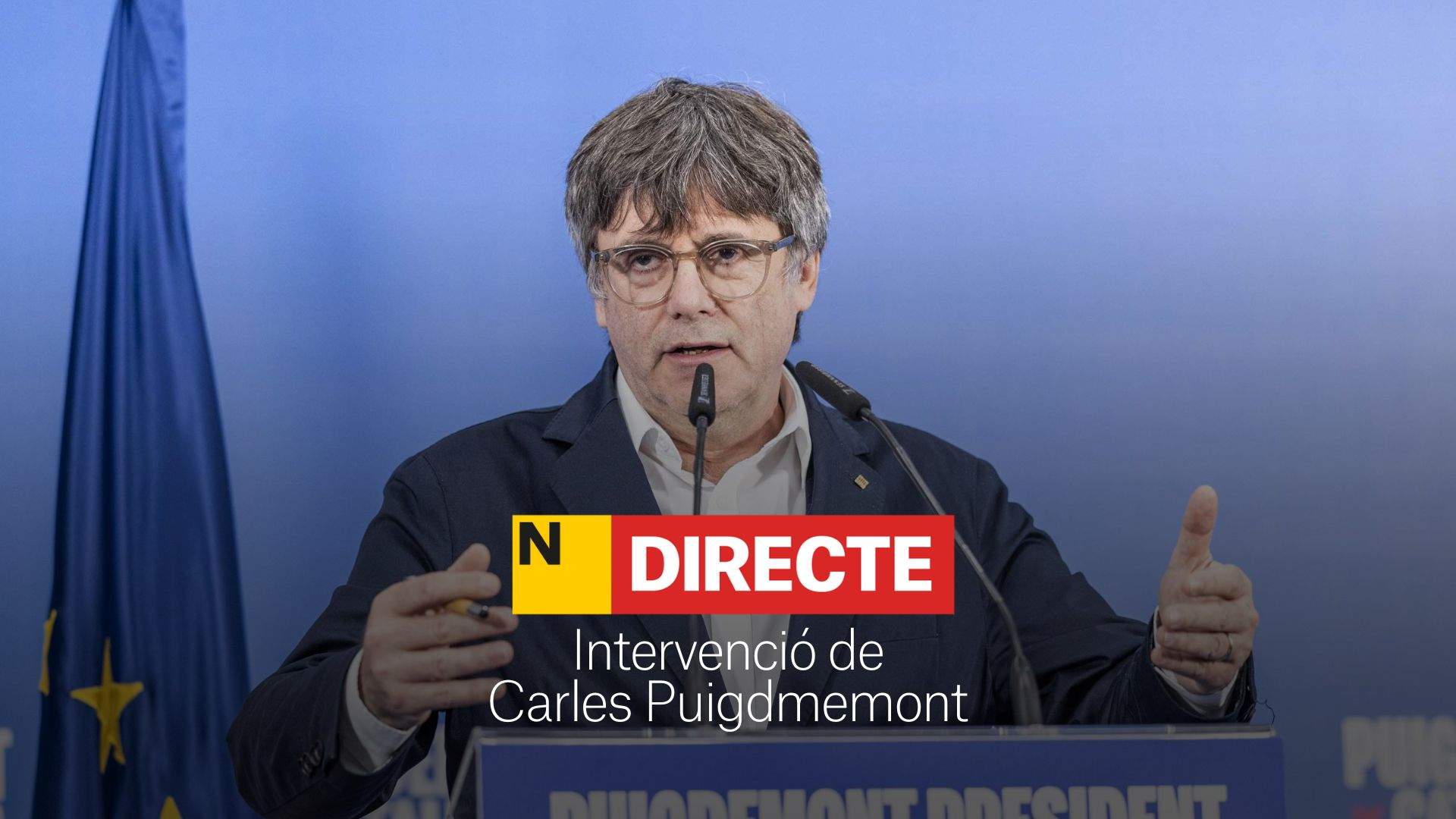 Intervención de Carles Puigdemont, DIRECTO | Última hora de la reunión de los diputados de Junts