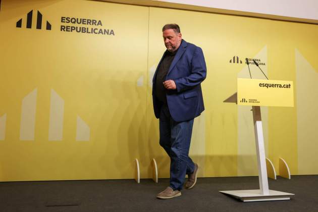 Rueda de prensa de Oriol Junqueras (ERC) / Montse Giralt