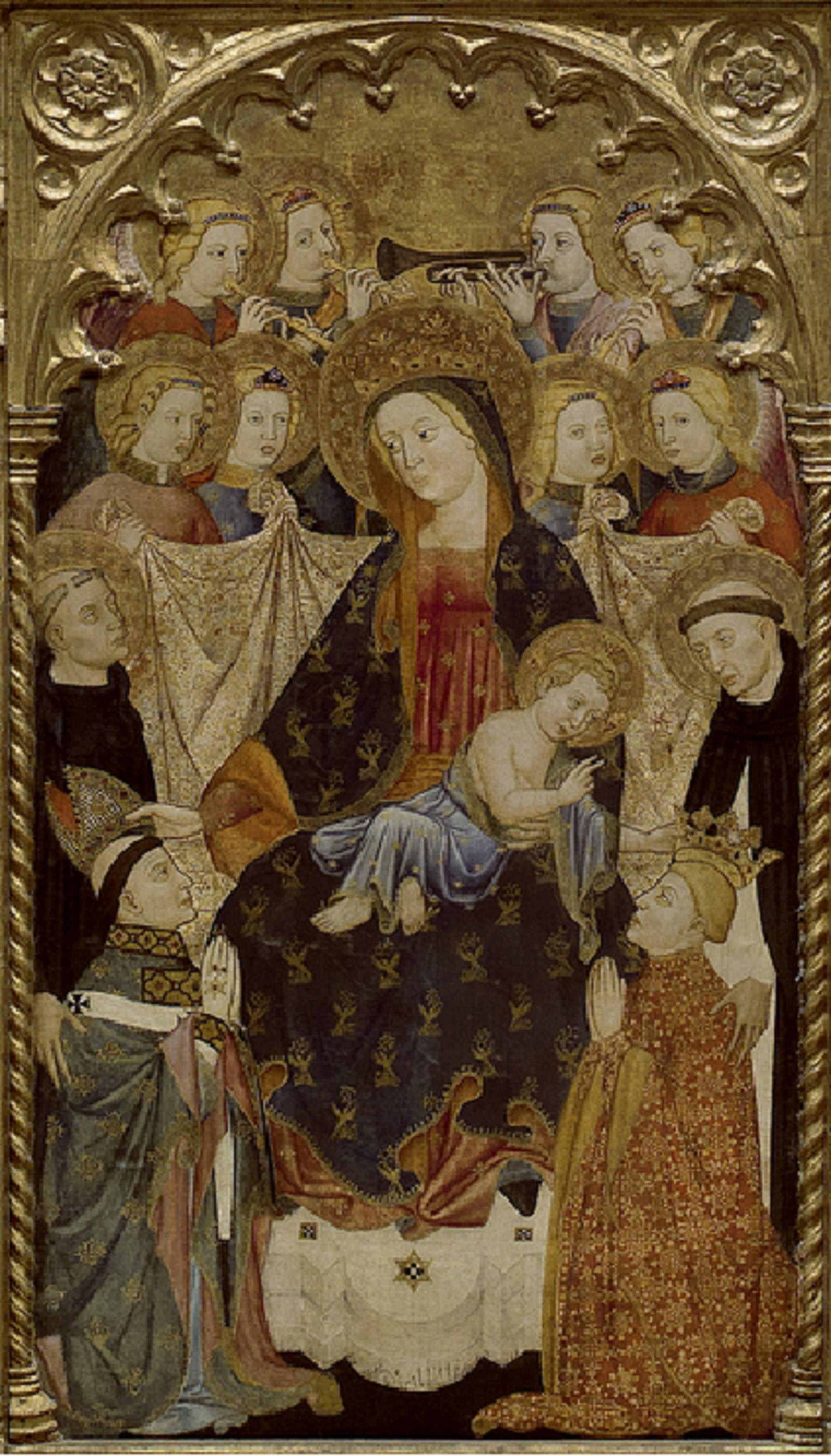 Representación de la coronación de Ferran I. Font Museu del Prado