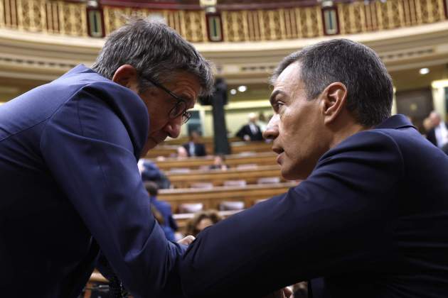 Pedro Sánchez i Patxi López al Congrés dels Diputats Efe