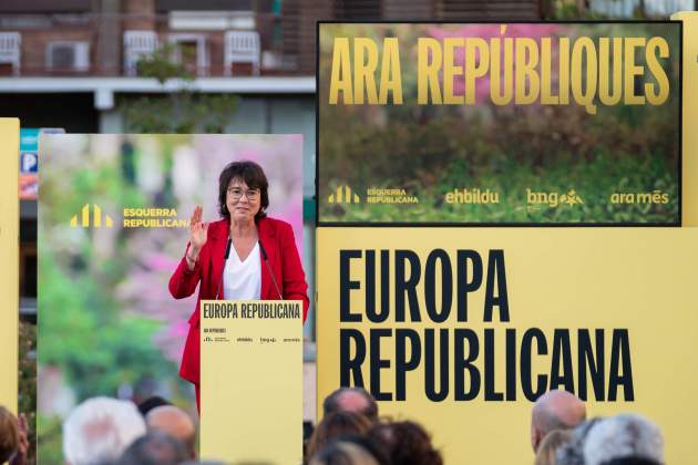 Acto inicio campaña ERC elecciones europeas, Diana Riba / Pau Venteo