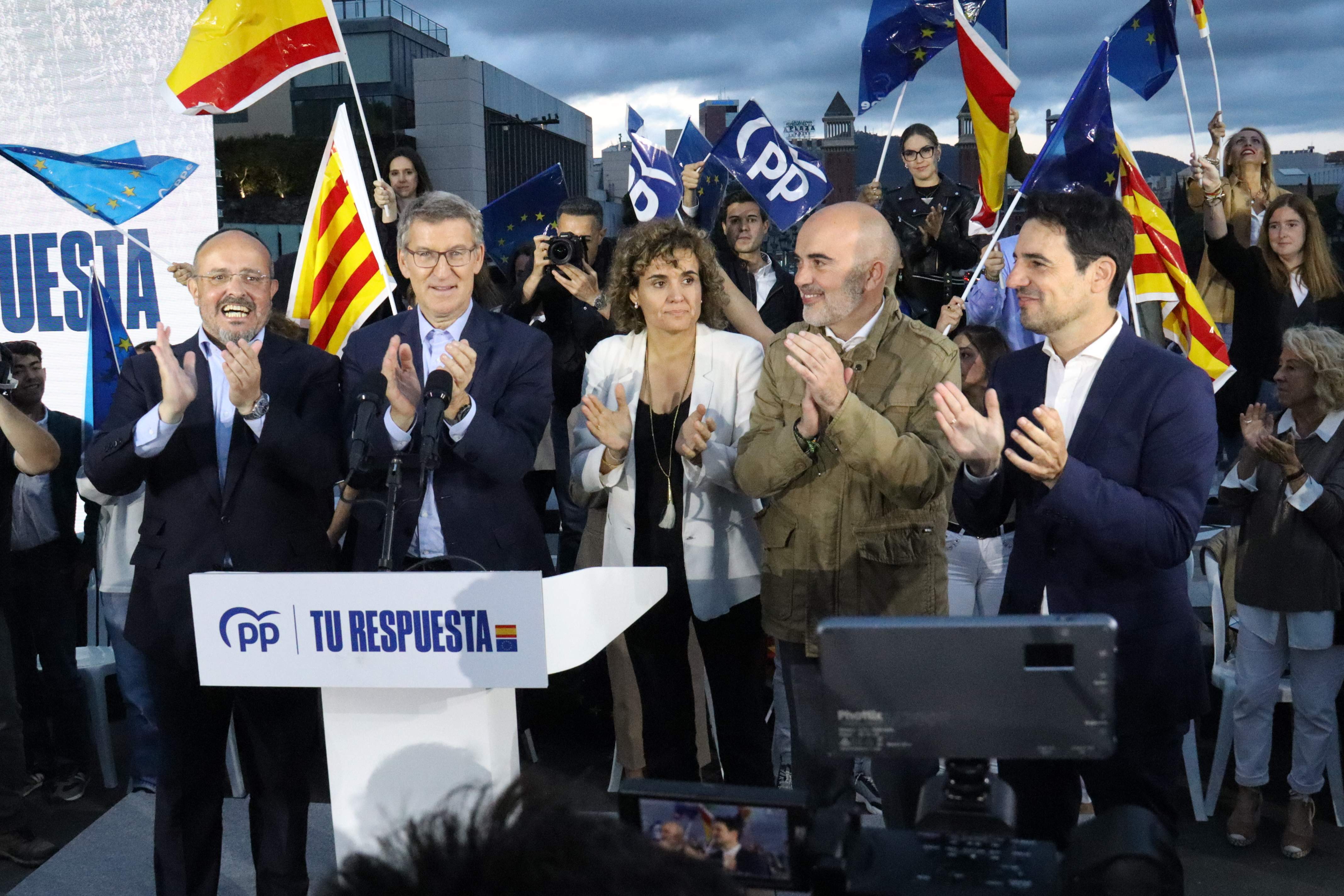 Dolors Montserrat reclama el voto al PP porque "de España no se ríe nadie, ni Puigdemont, ni Sánchez"