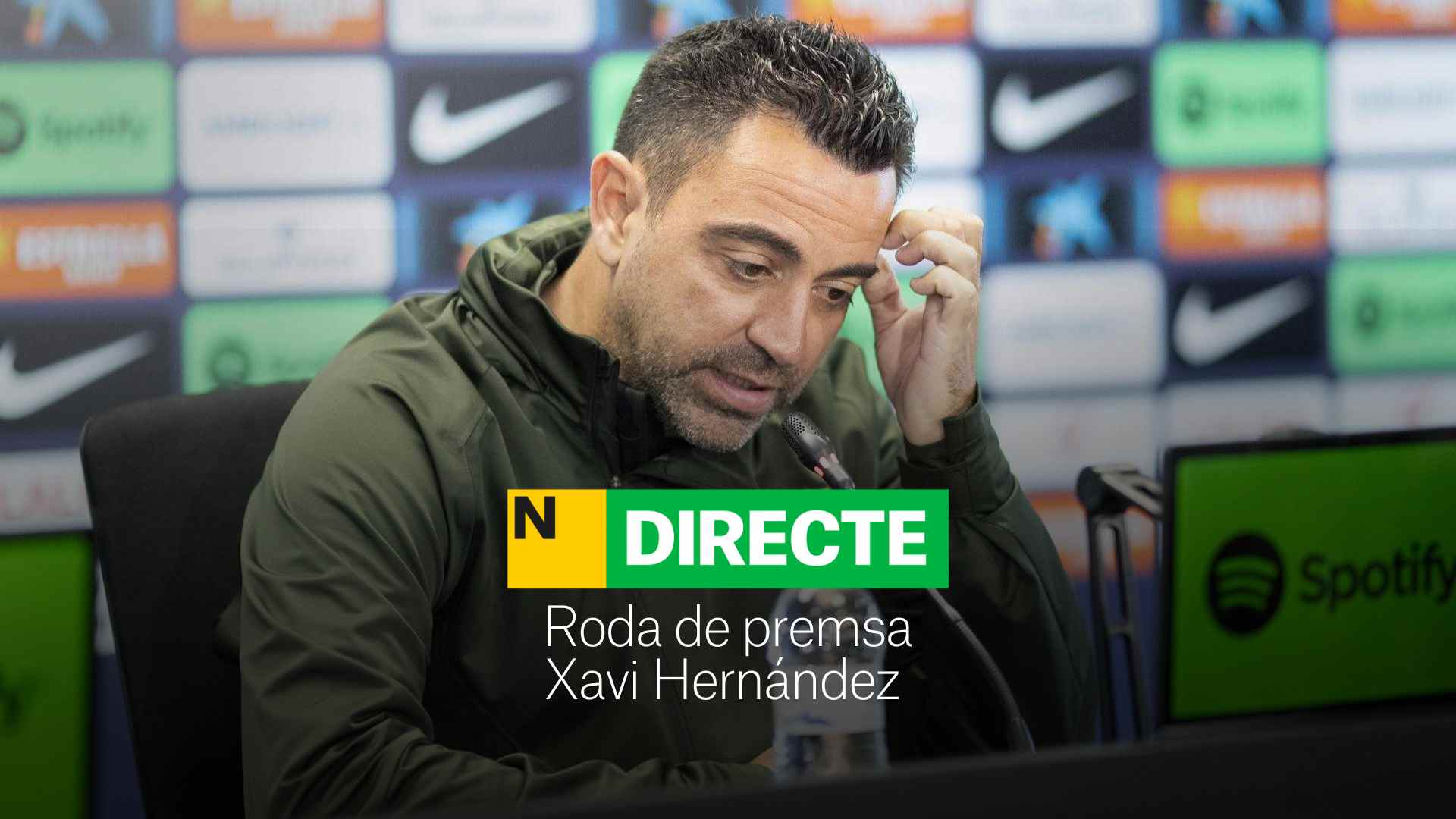 Roda de premsa de Xavi Hernández, Directe | Xavi: "Només em queda acceptar la decisió del President"