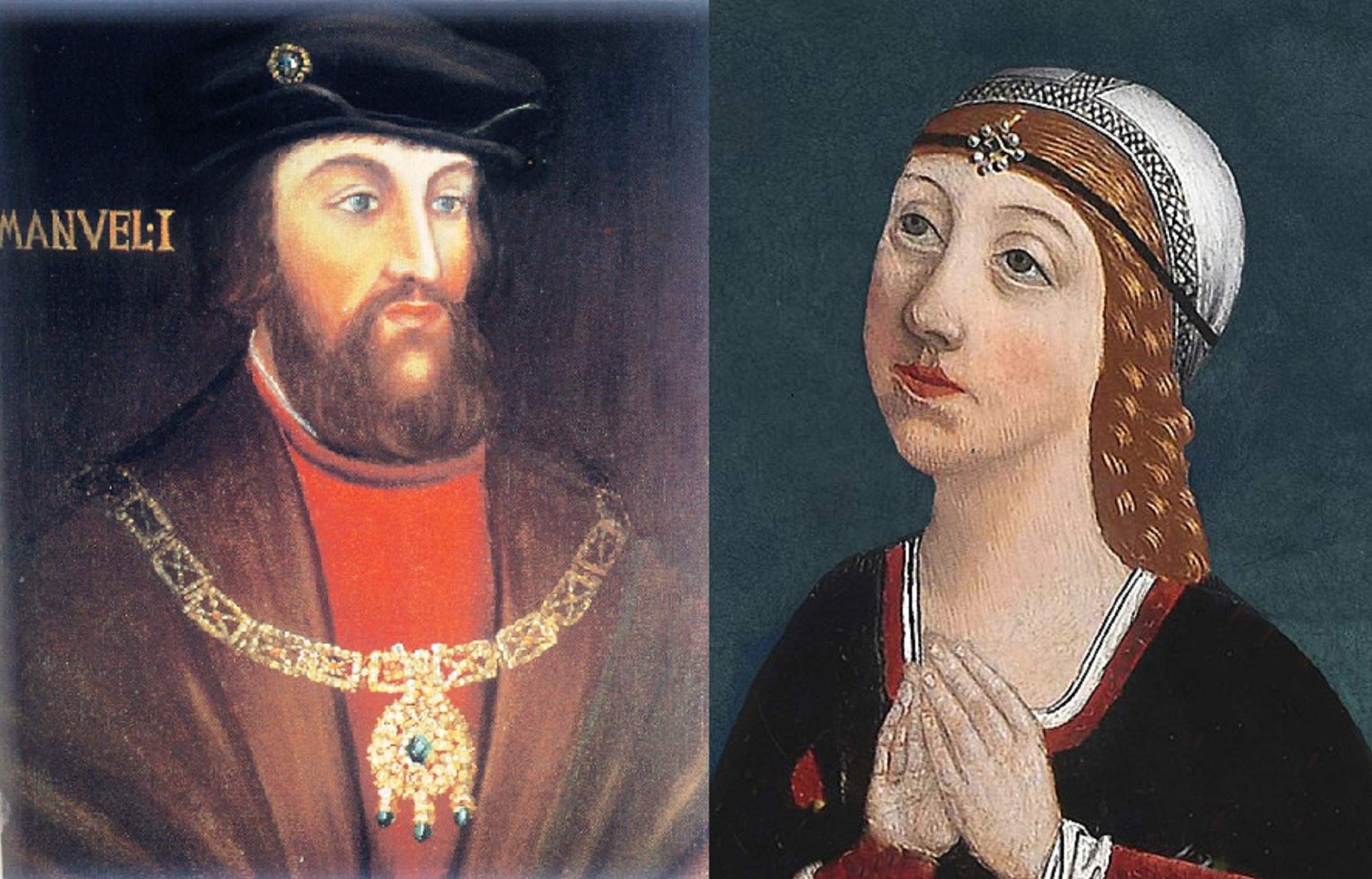 Manuel l'Afortunat i Isabel d'Aragó. Font Monestir dels Jeronims, Betlem  i Monestir de Las Huelgas, Burgos